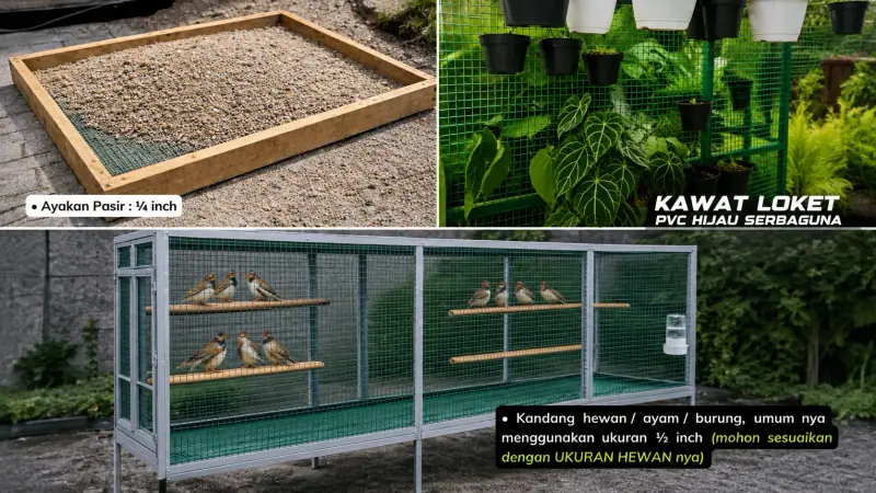Thumbnail Kawat Loket Lapis PVC (Welded Wire Mesh PVC) 2