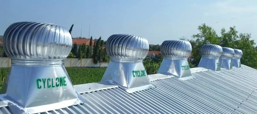 Turbin Ventilator Tenaga Angin (Roof Fan Ventilator)